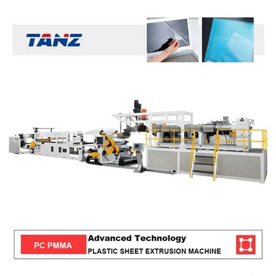 प्लास्टिक एक्सट्रूज़न मशीन पीसी पीएमएमए शीट एक्सट्रूडर